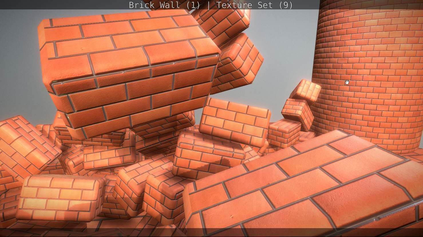 Brick Wall 1 - Texture Set 9 Texture_81