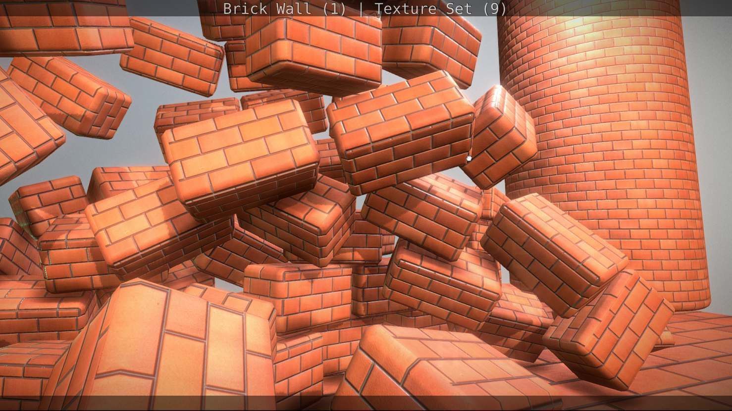 Brick Wall 1 - Texture Set 9 Texture_274