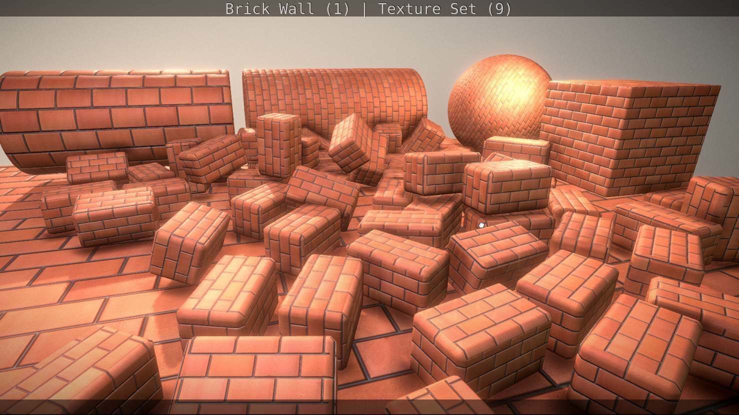 Brick Wall 1 - Texture Set 9 Texture_125