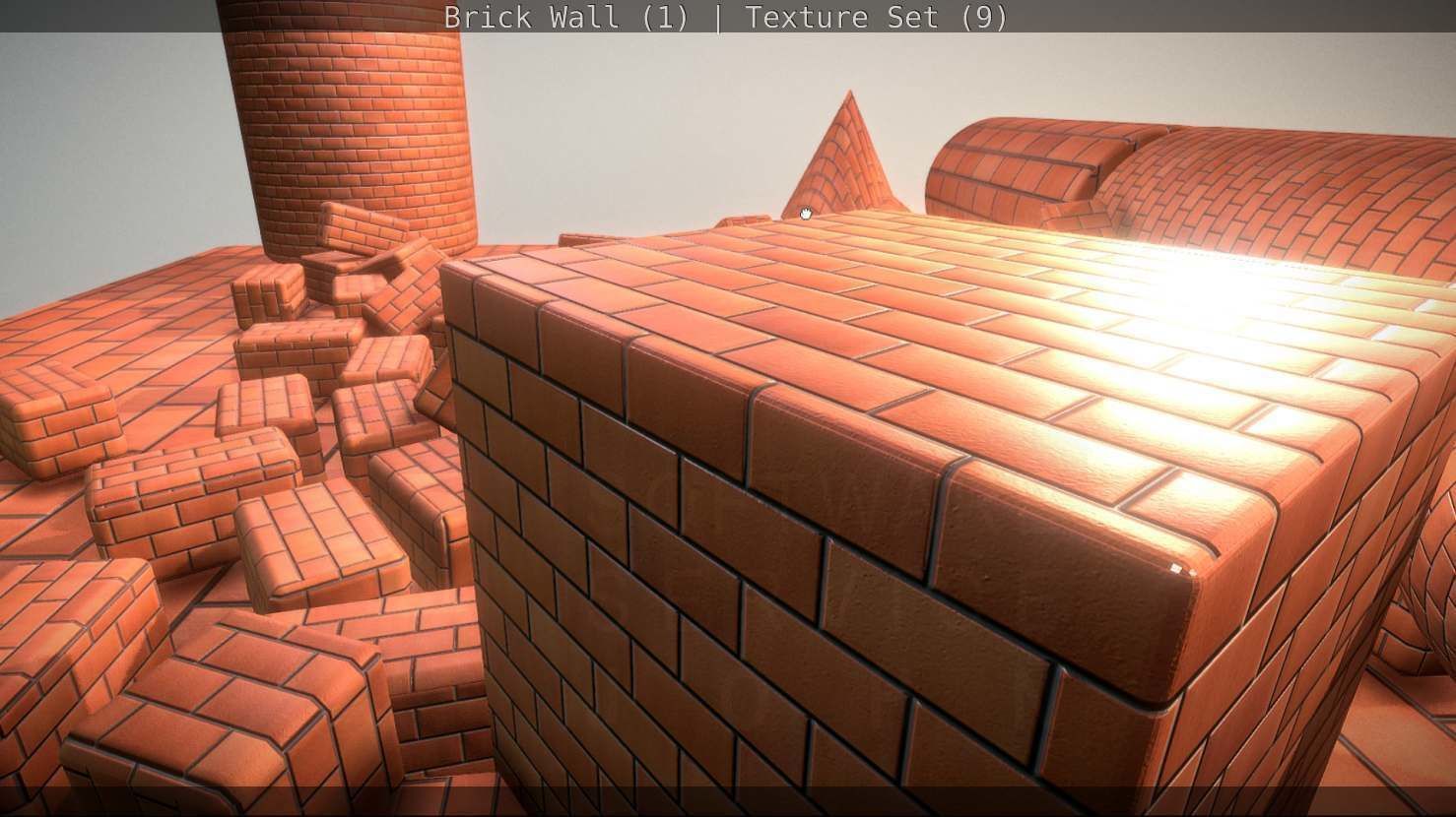 Brick Wall 1 - Texture Set 9 Texture_109