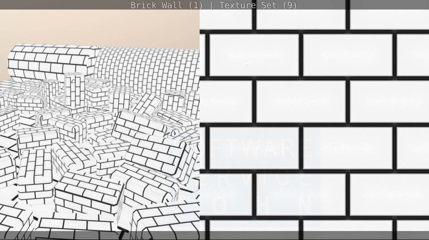 Brick Wall 1 - Texture Set 9 Texture_186