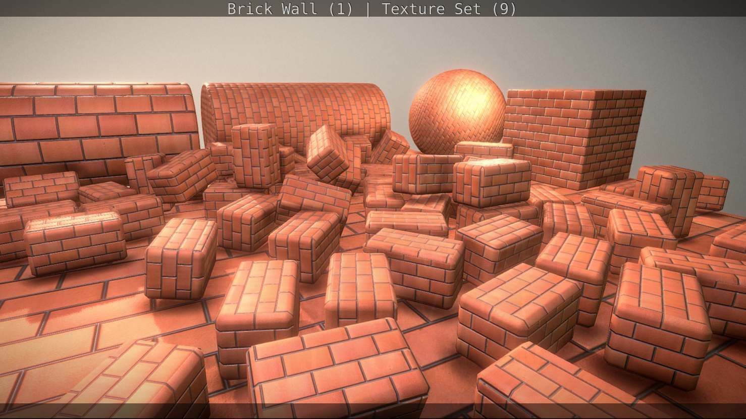 Brick Wall 1 - Texture Set 9 Texture_124