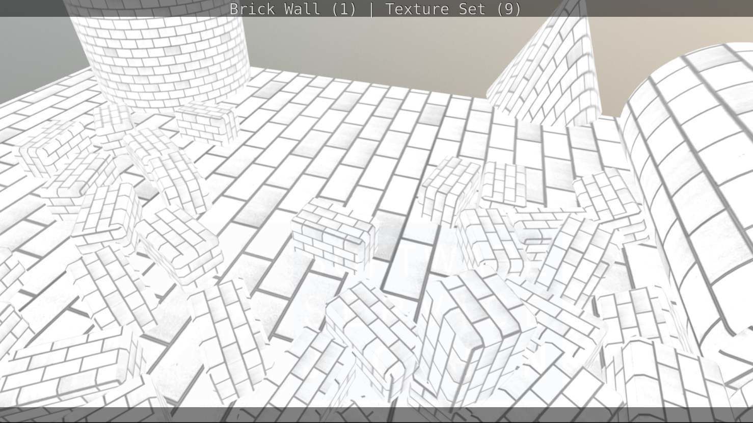 Brick Wall 1 - Texture Set 9 Texture_148