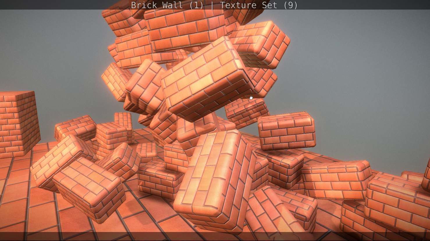 Brick Wall 1 - Texture Set 9 Texture_269