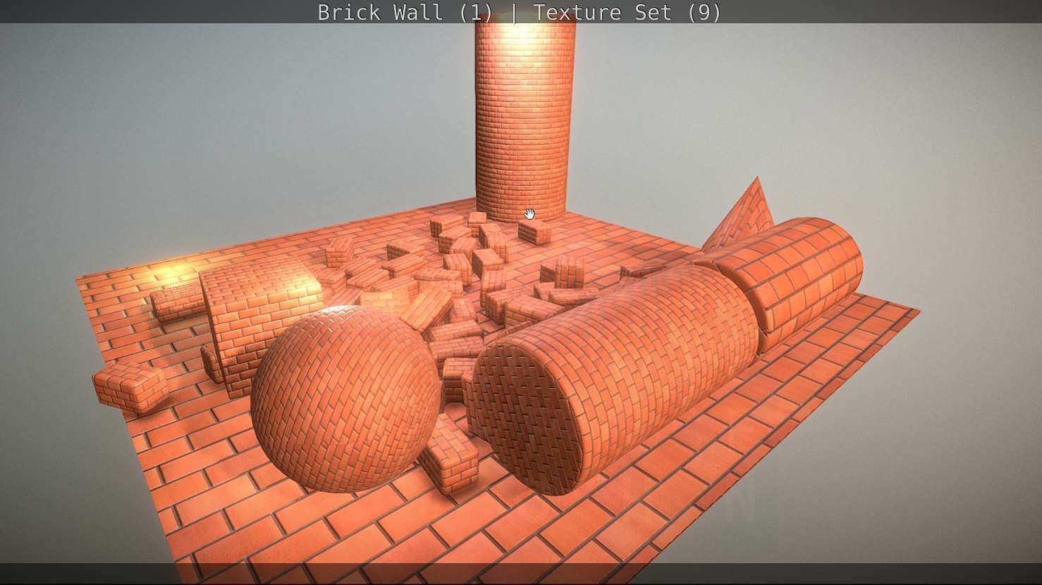 Brick Wall 1 - Texture Set 9 Texture_244