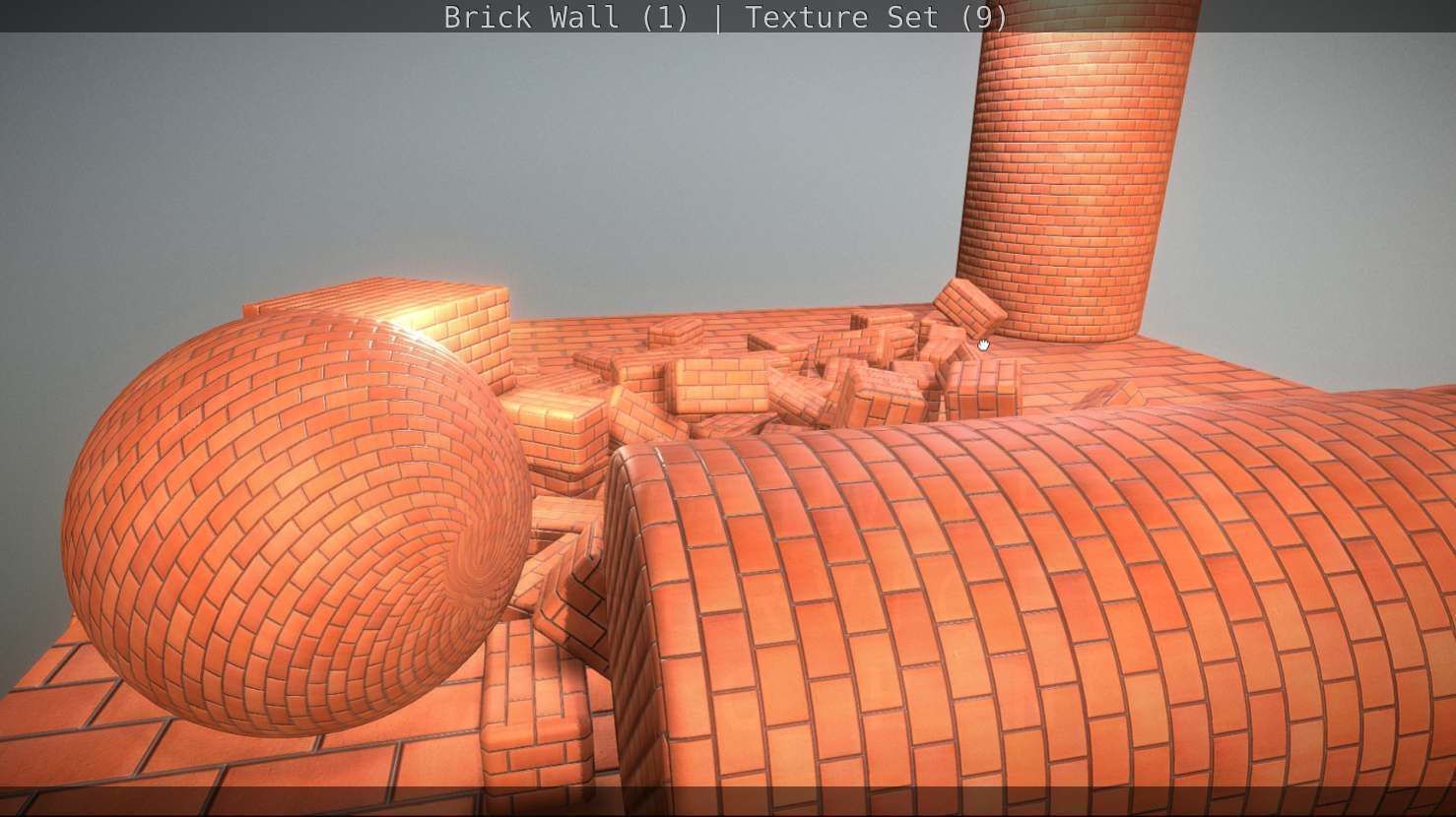 Brick Wall 1 - Texture Set 9 Texture_323