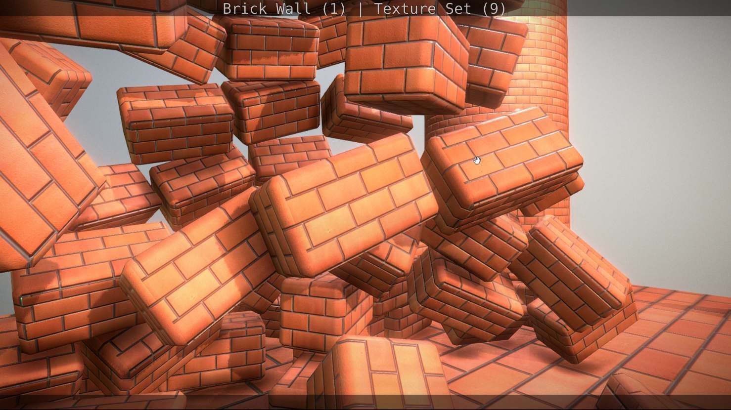 Brick Wall 1 - Texture Set 9 Texture_281