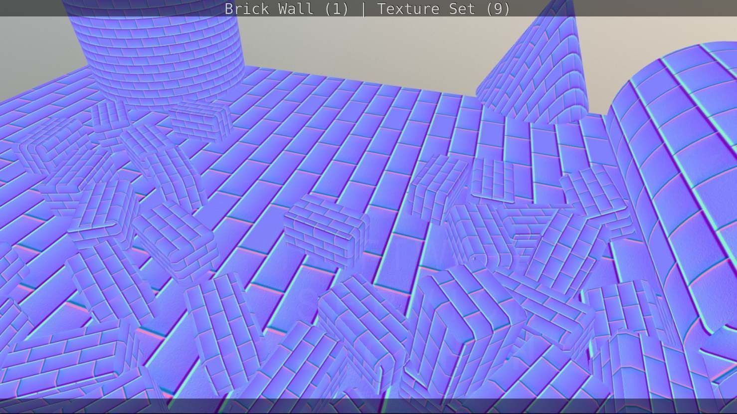 Brick Wall 1 - Texture Set 9 Texture_137