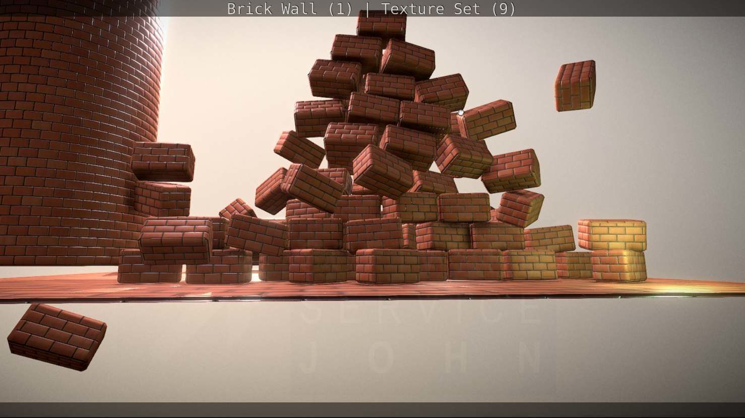 Brick Wall 1 - Texture Set 9 Texture_268