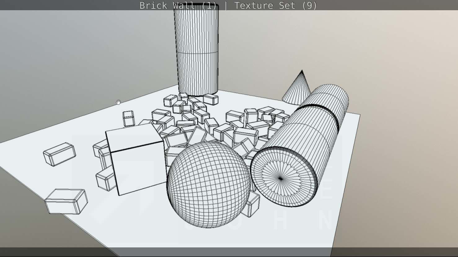 Brick Wall 1 - Texture Set 9 Texture_243