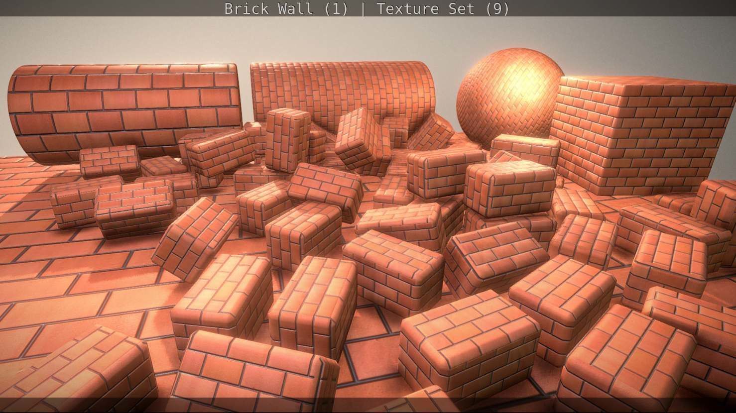 Brick Wall 1 - Texture Set 9 Texture_118