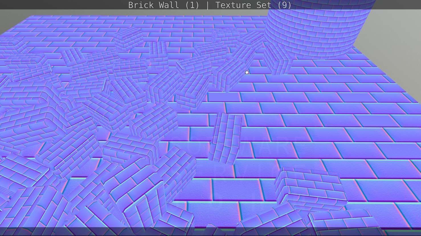 Brick Wall 1 - Texture Set 9 Texture_136