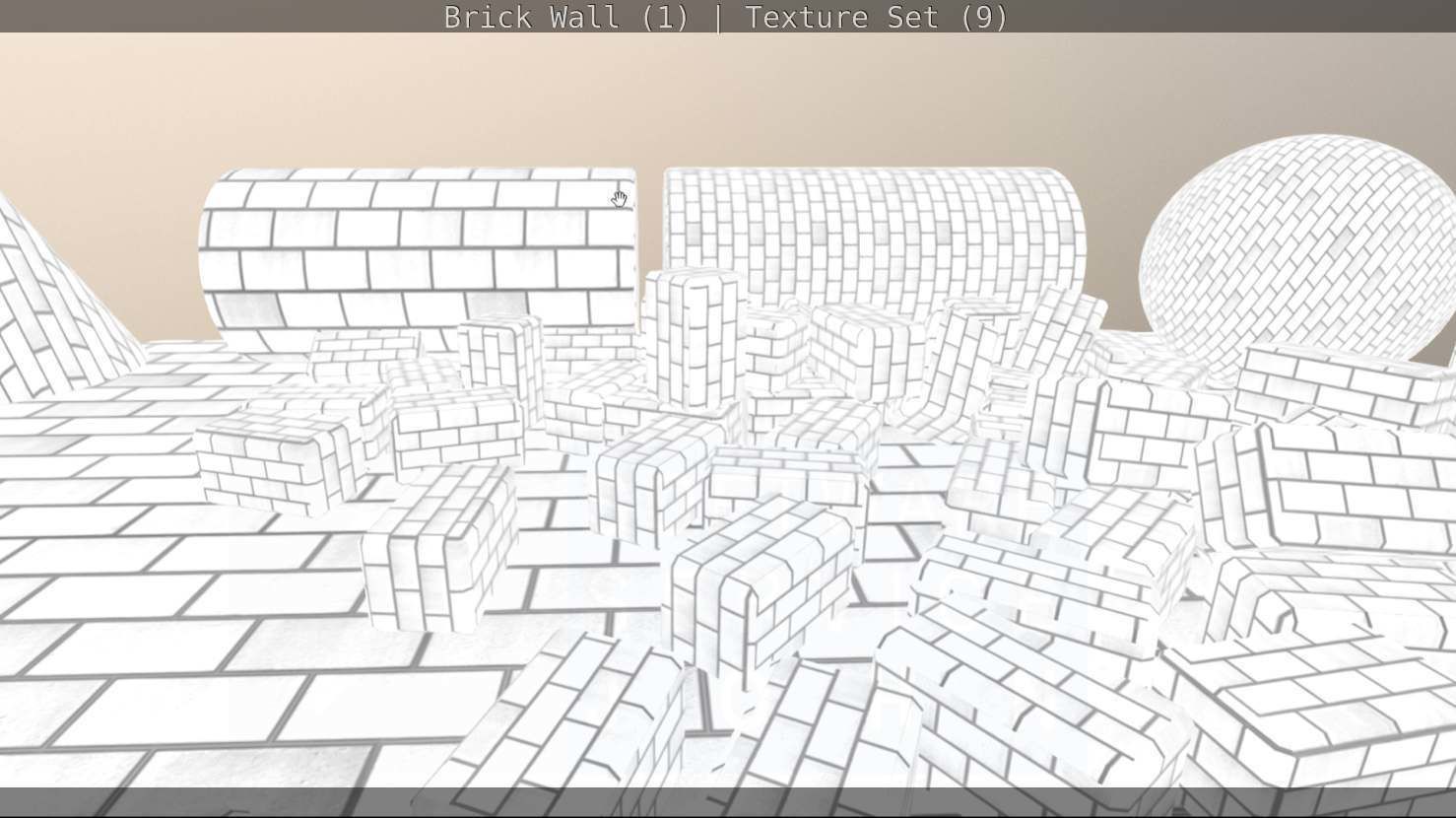 Brick Wall 1 - Texture Set 9 Texture_143