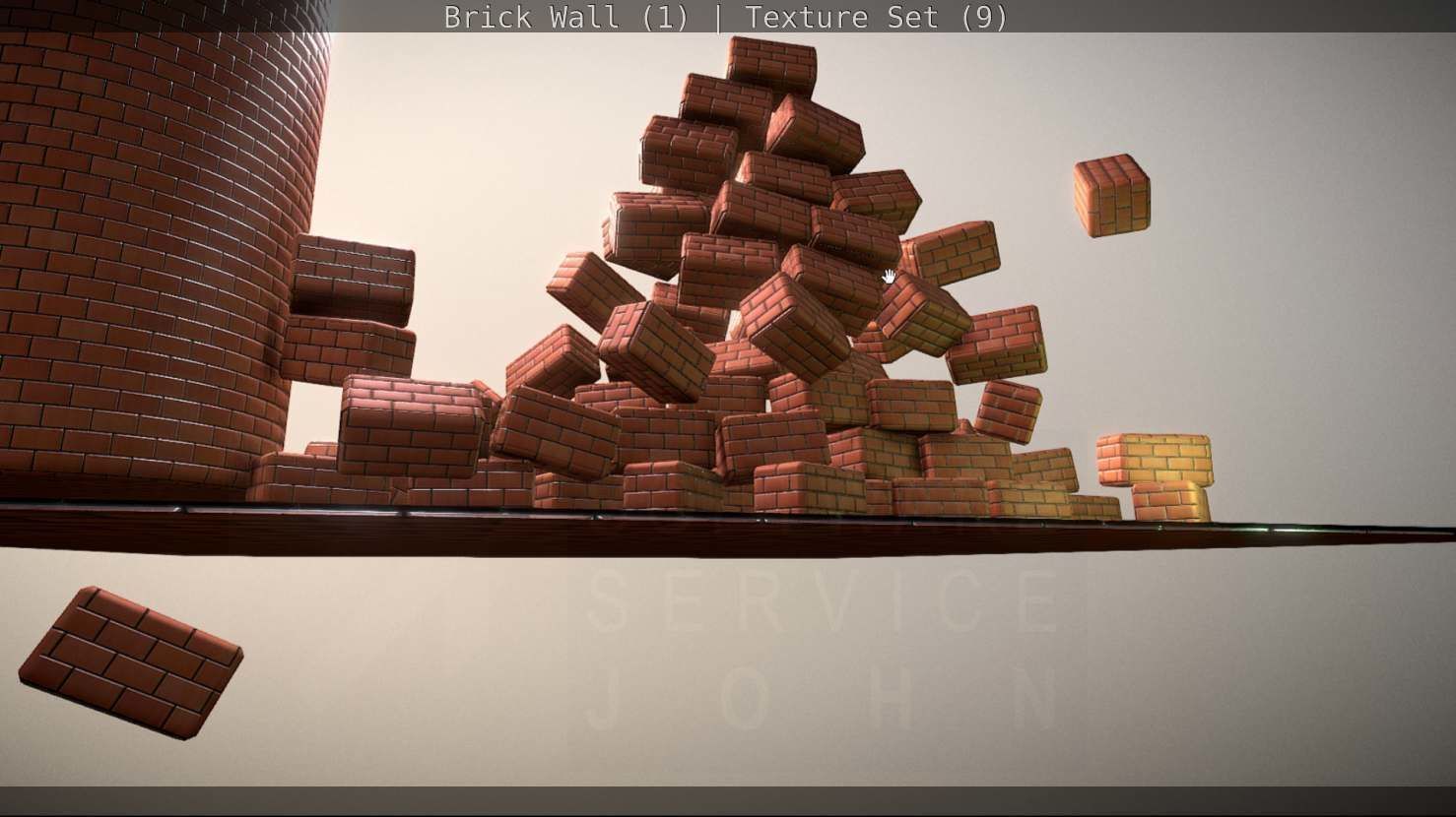 Brick Wall 1 - Texture Set 9 Texture_266