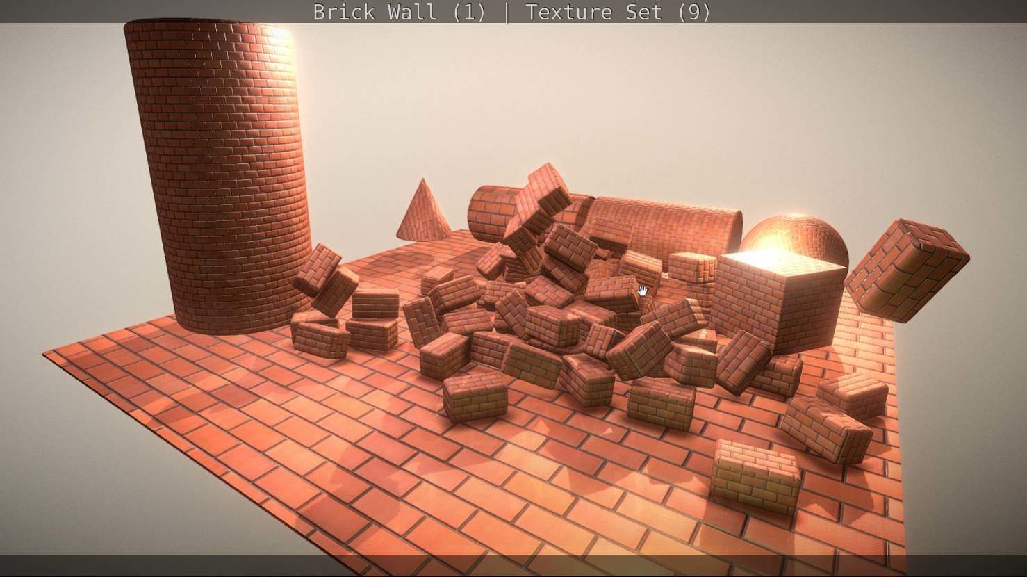 Brick Wall 1 - Texture Set 9 Texture_296