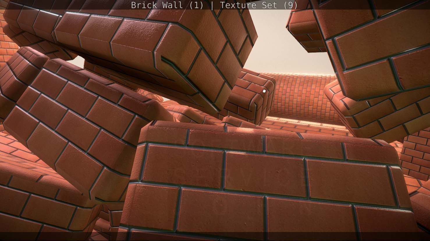 Brick Wall 1 - Texture Set 9 Texture_72