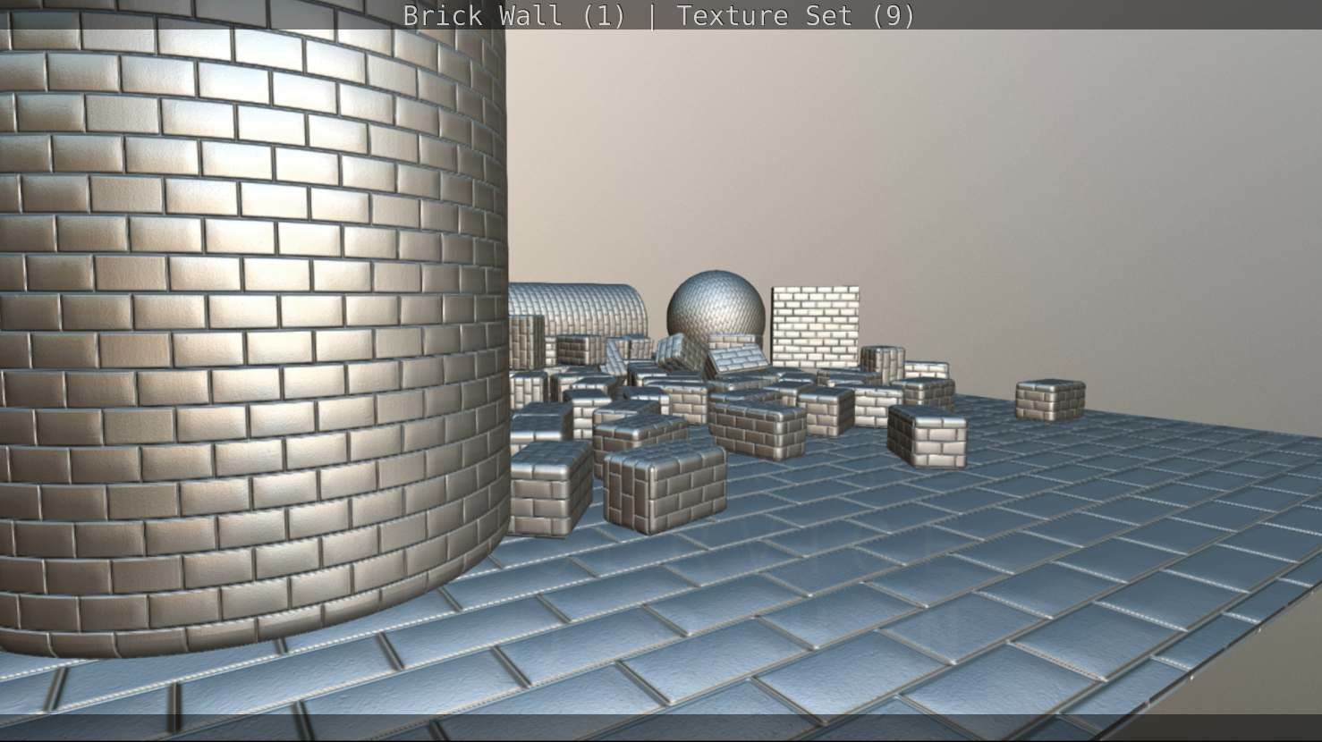 Brick Wall 1 - Texture Set 9 Texture_236