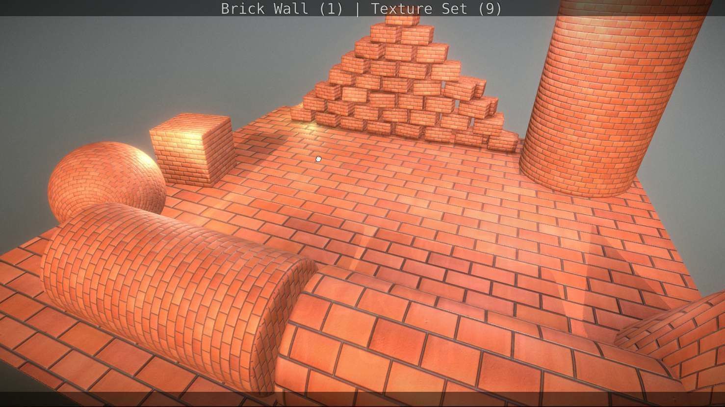 Brick Wall 1 - Texture Set 9 Texture_254