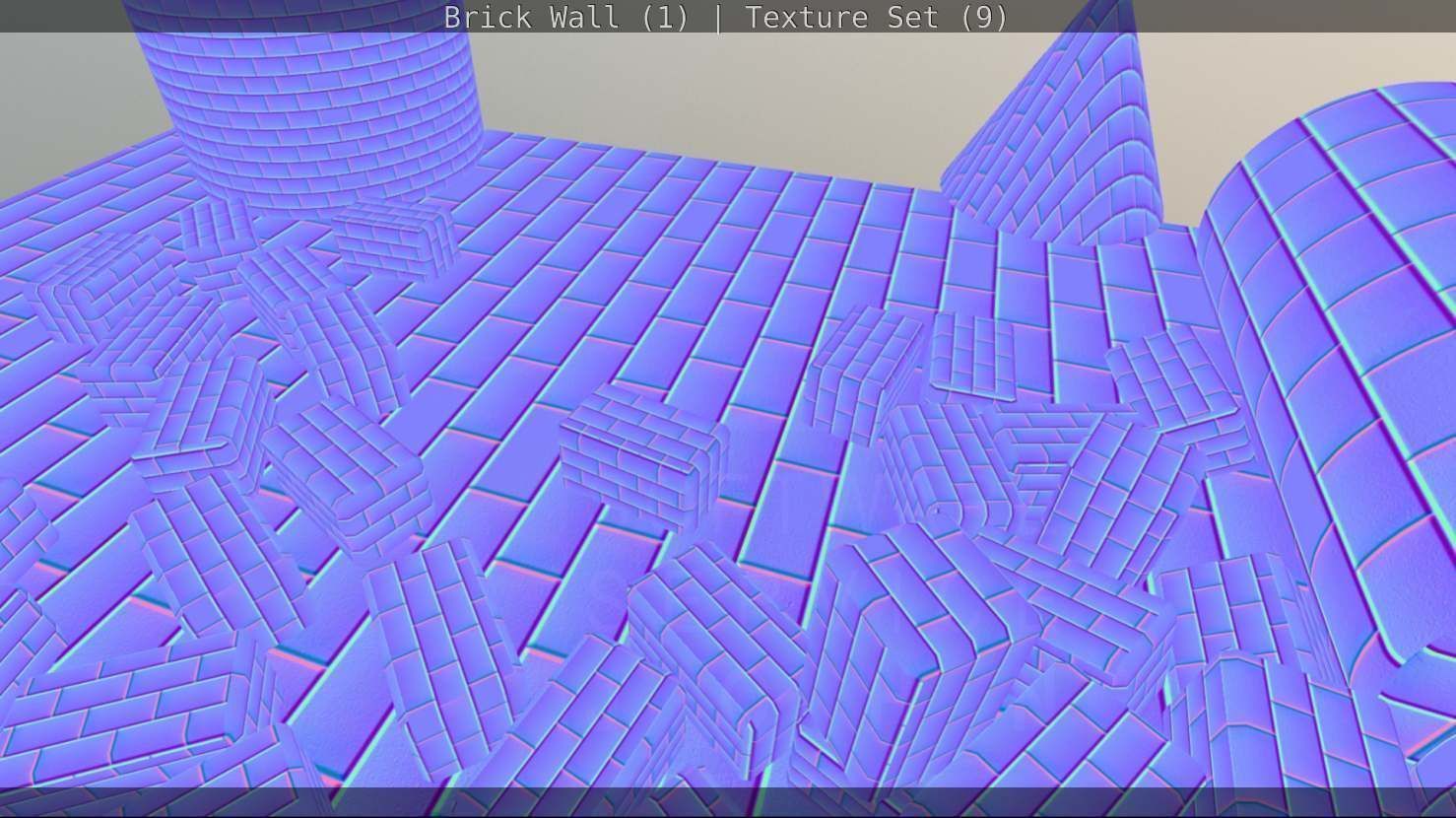 Brick Wall 1 - Texture Set 9 Texture_134