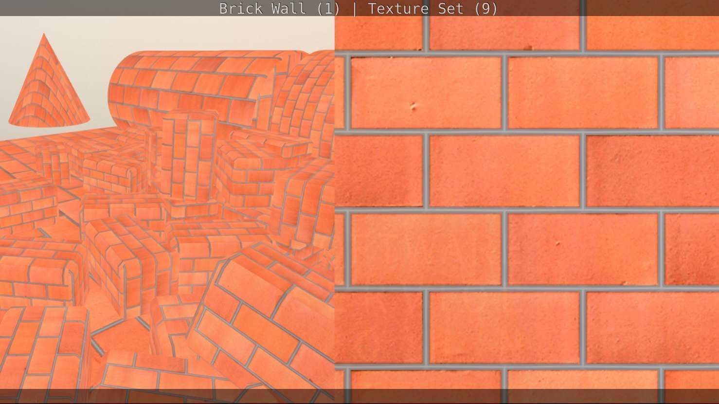 Brick Wall 1 - Texture Set 9 Texture_158