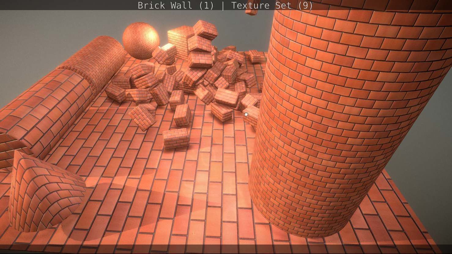 Brick Wall 1 - Texture Set 9 Texture_96