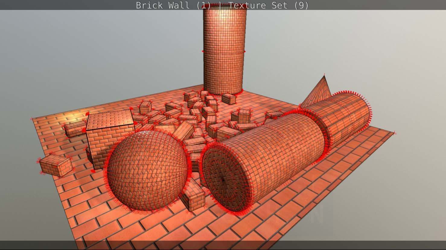 Brick Wall 1 - Texture Set 9 Texture_248