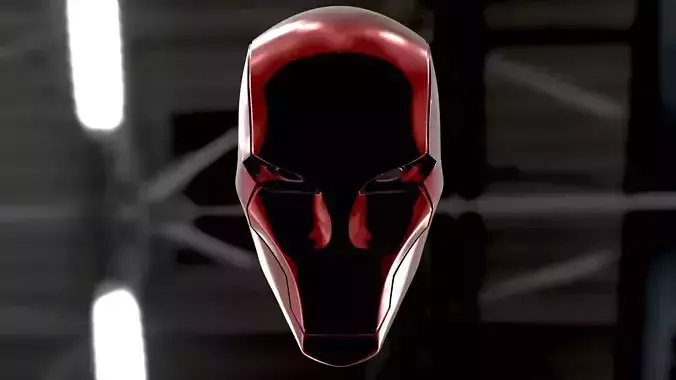 Red Hood Helmet Irony mask