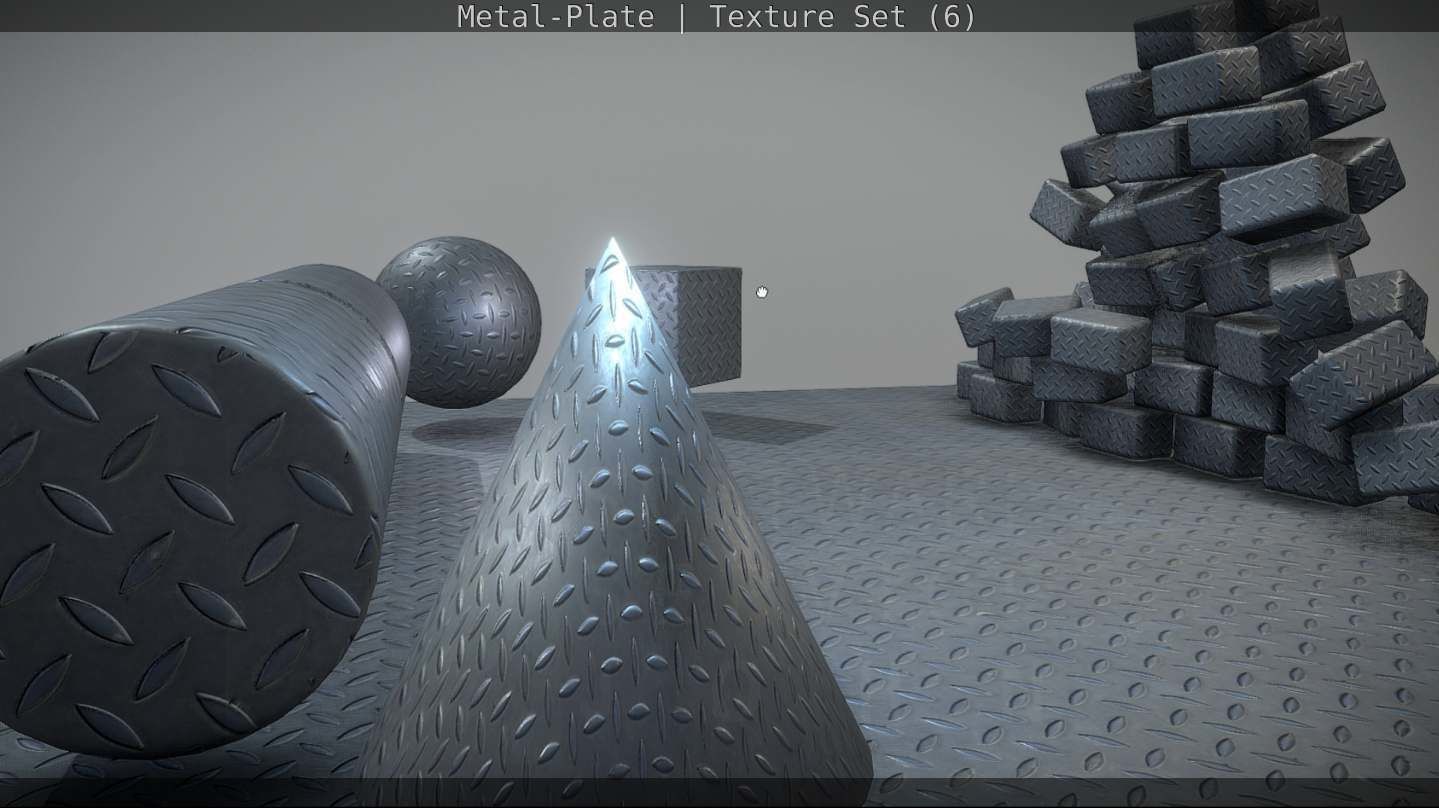 Metalplate - Texture Set - 6 Texture_128