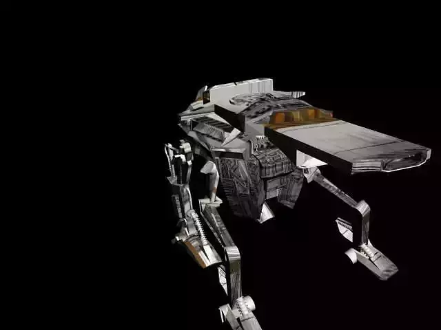 sci-fi Planet Robot Tank D-575