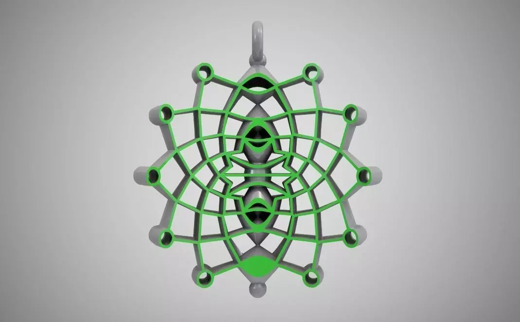 Space Age Necklace 3D print model
