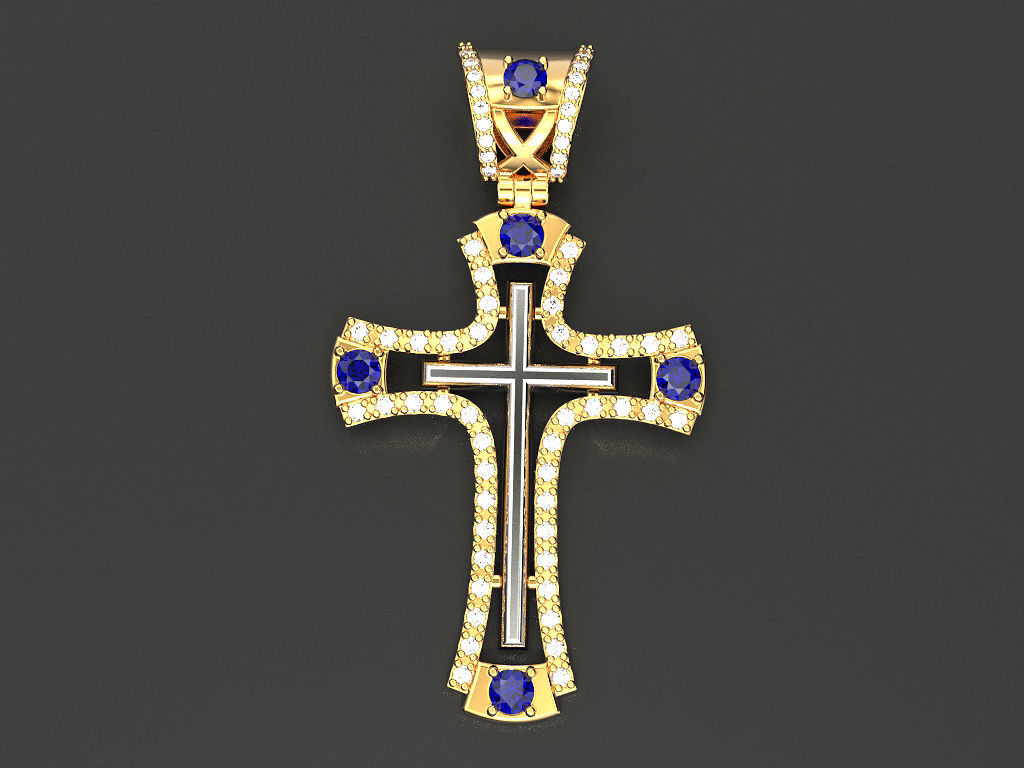 Cross 18 3D print model_3