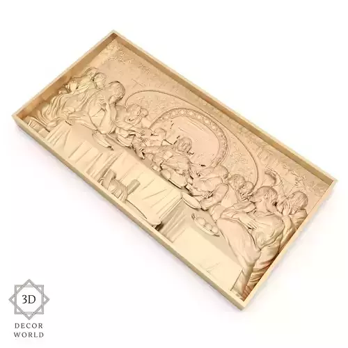 Panel 7 - Last Supper - CNC