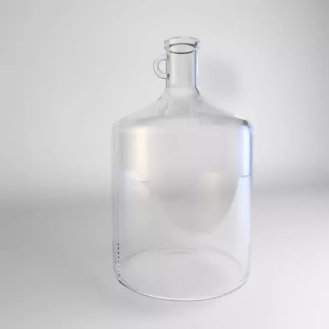 Glass jug Free 3D model_0