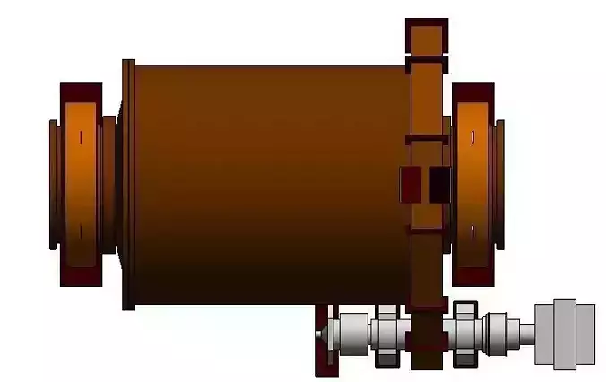 ball mill 3D model