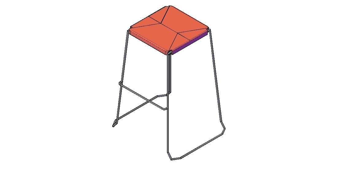 Bz Stool 3D model_0