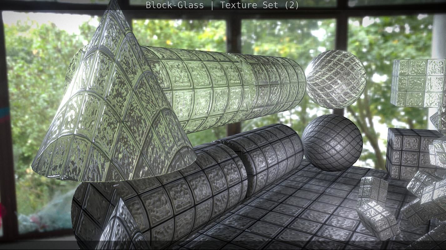 Block-Glass - Texture Set - 2 Texture_118