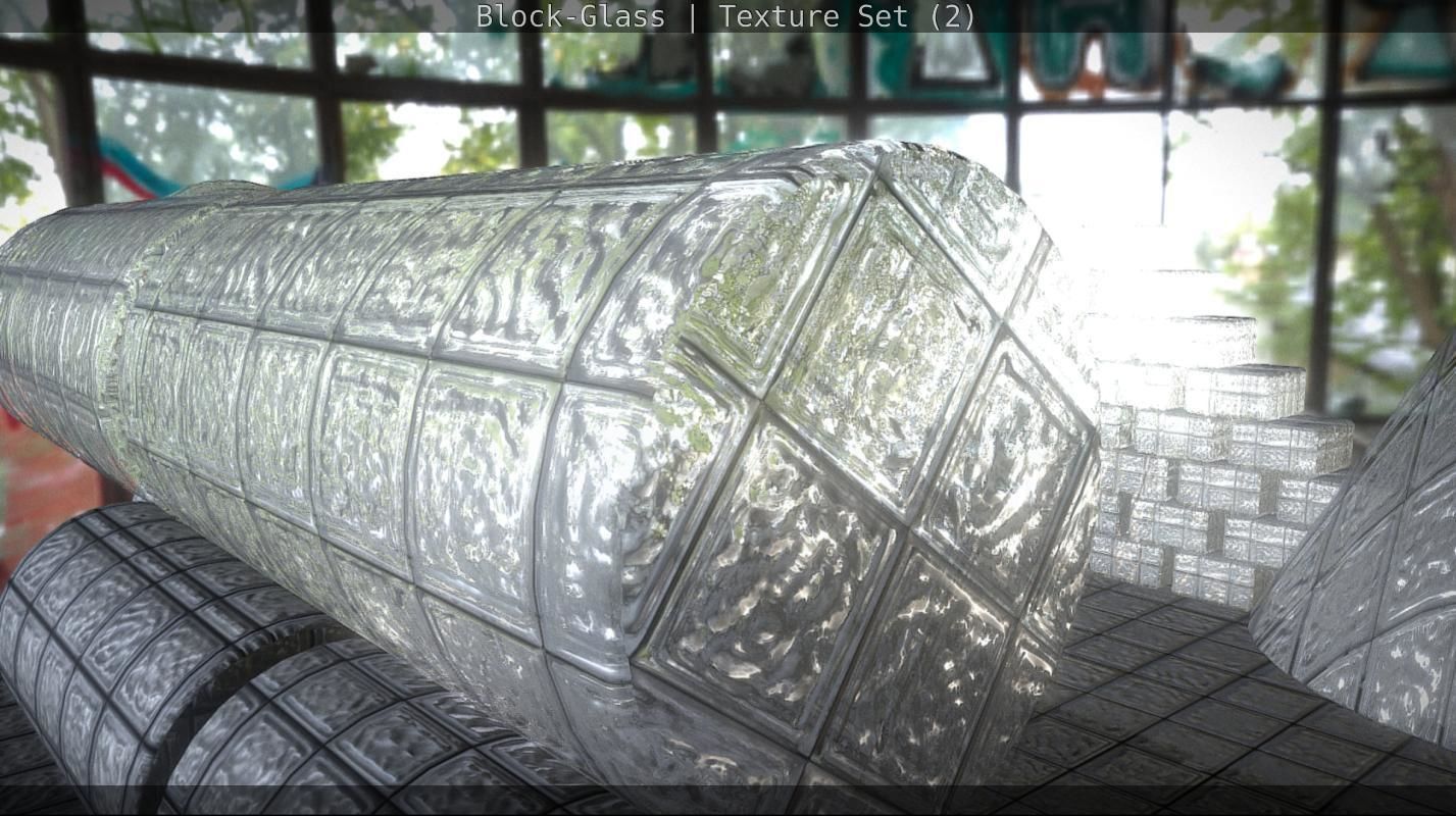 Block-Glass - Texture Set - 2 Texture_64