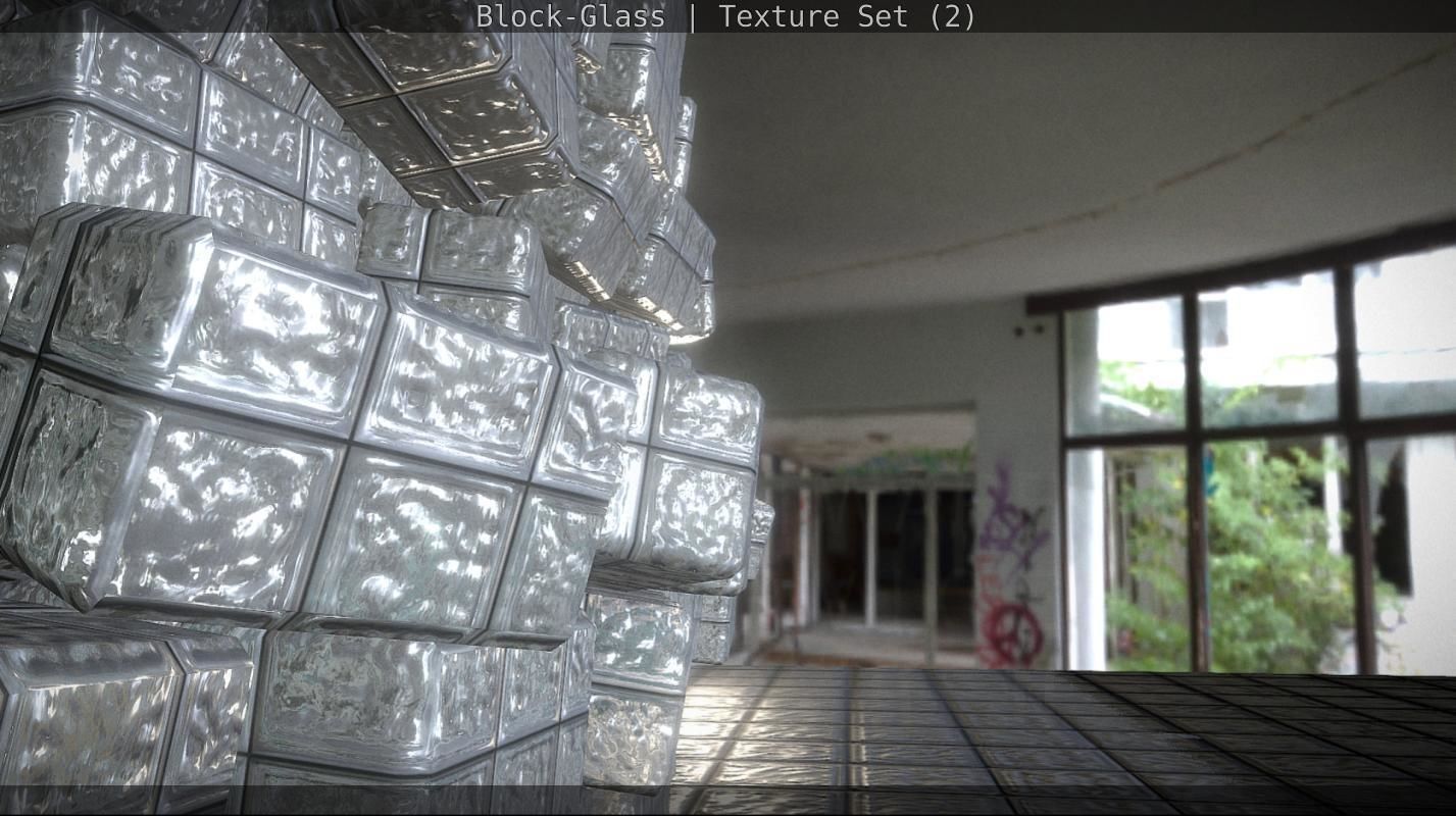Block-Glass - Texture Set - 2 Texture_96