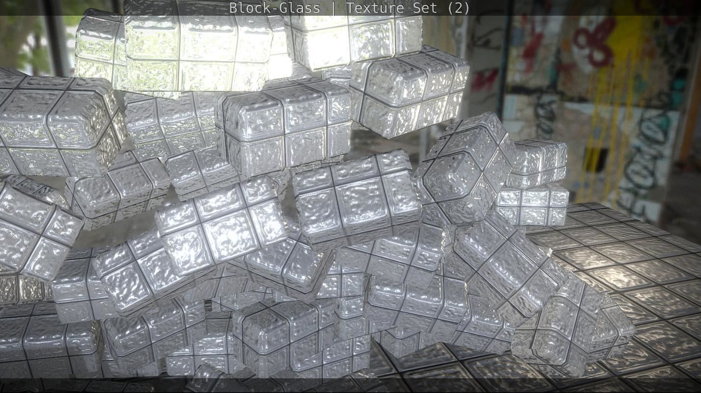 Block-Glass - Texture Set - 2 Texture_110