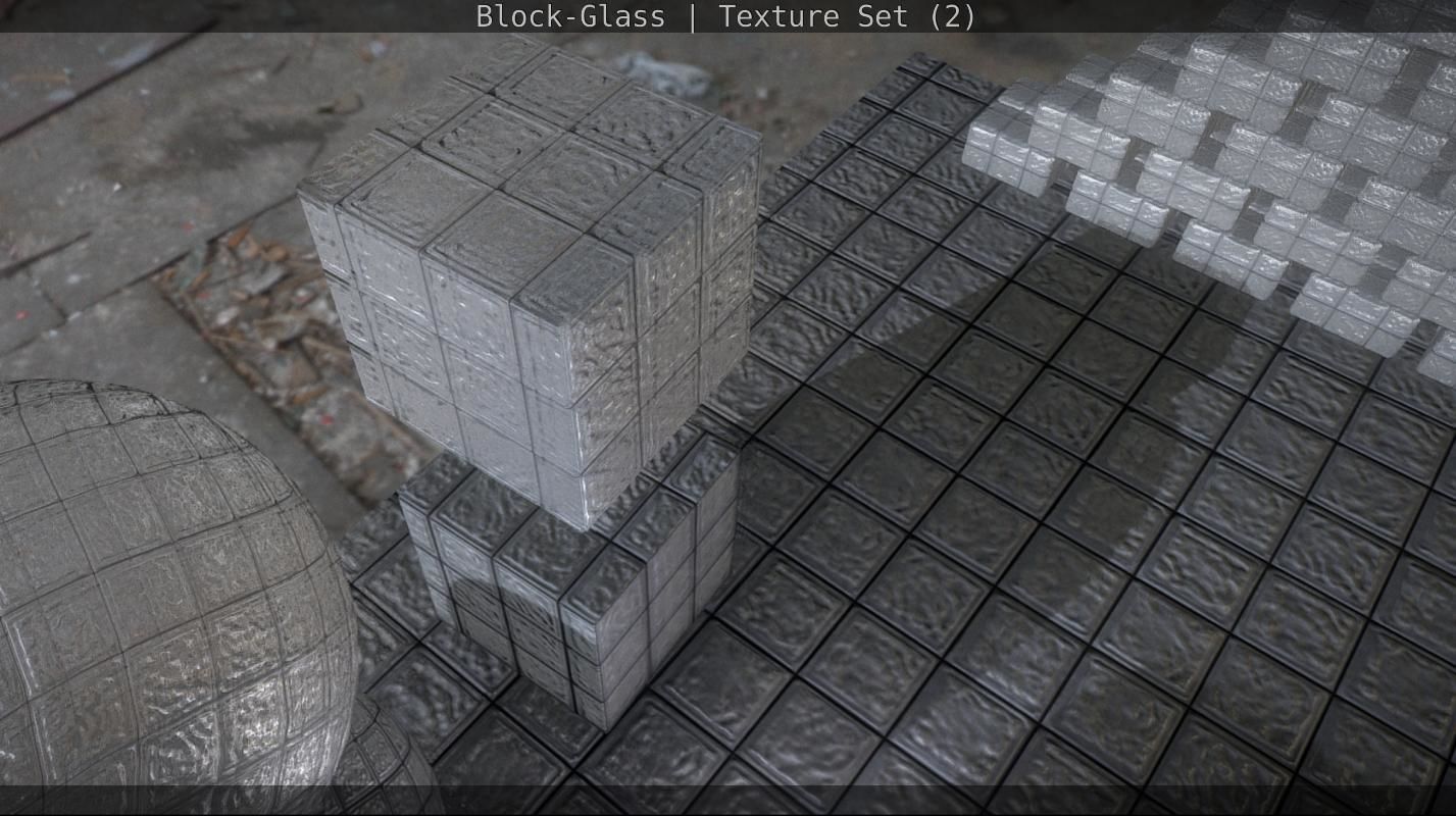 Block-Glass - Texture Set - 2 Texture_44