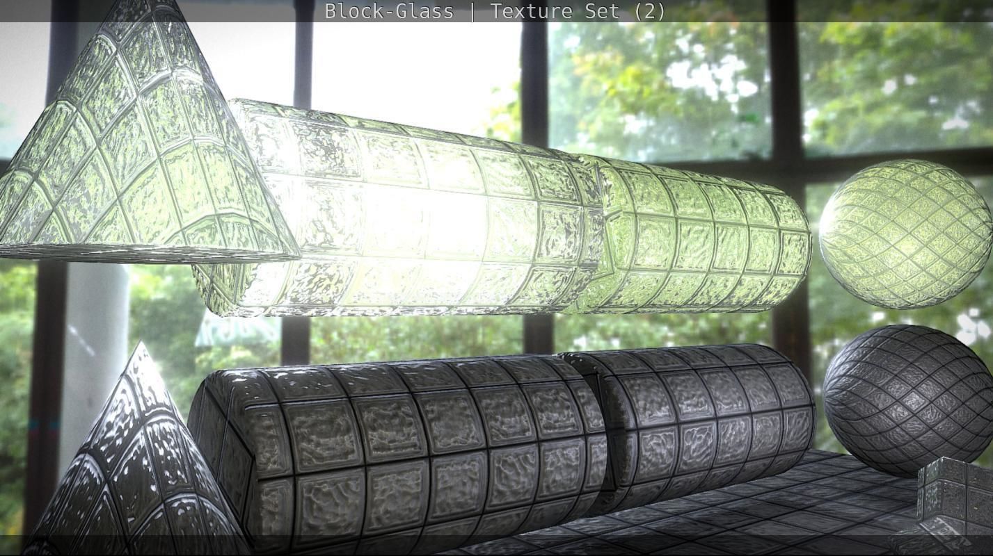 Block-Glass - Texture Set - 2 Texture_124