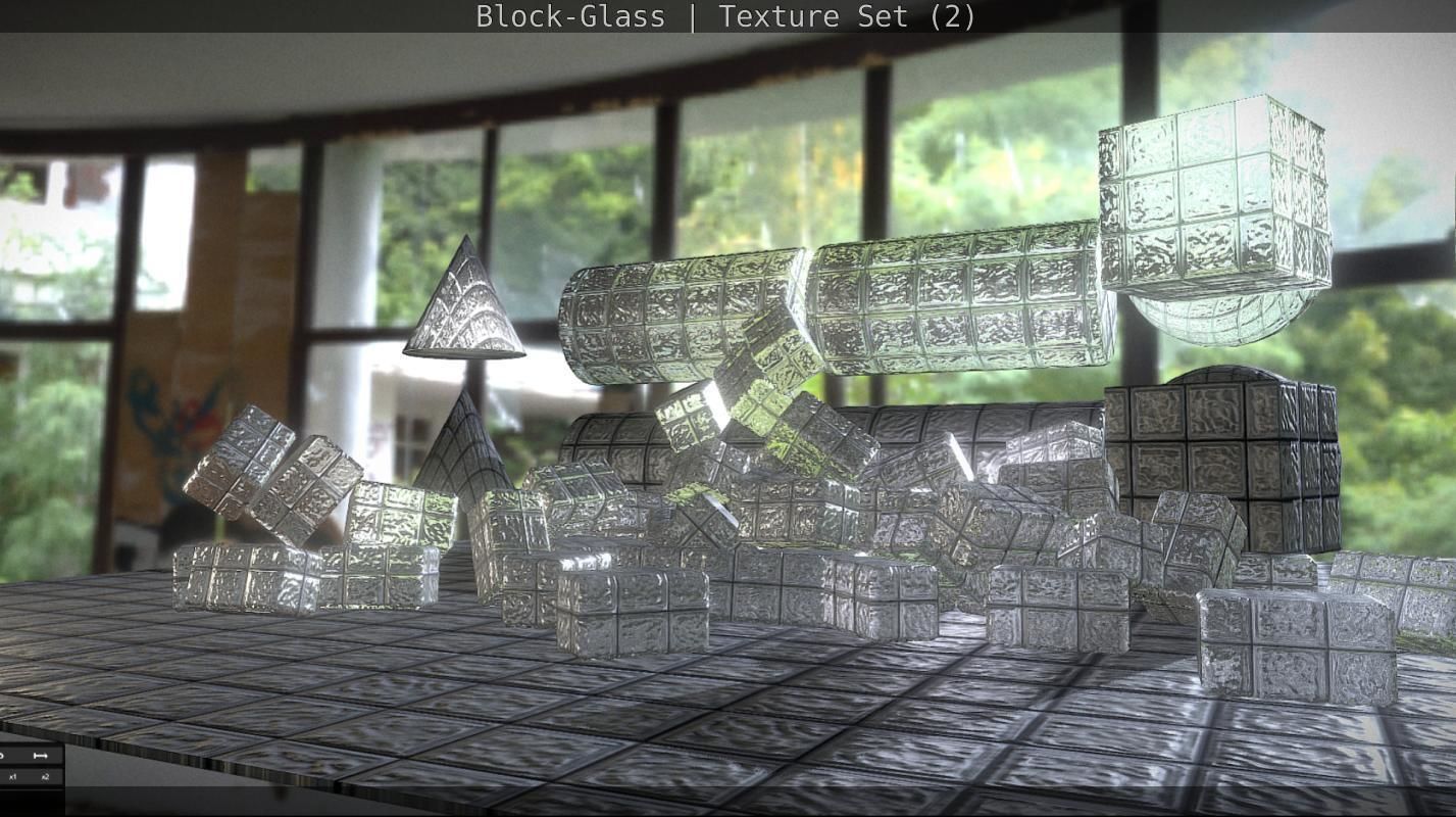 Block-Glass - Texture Set - 2 Texture_86
