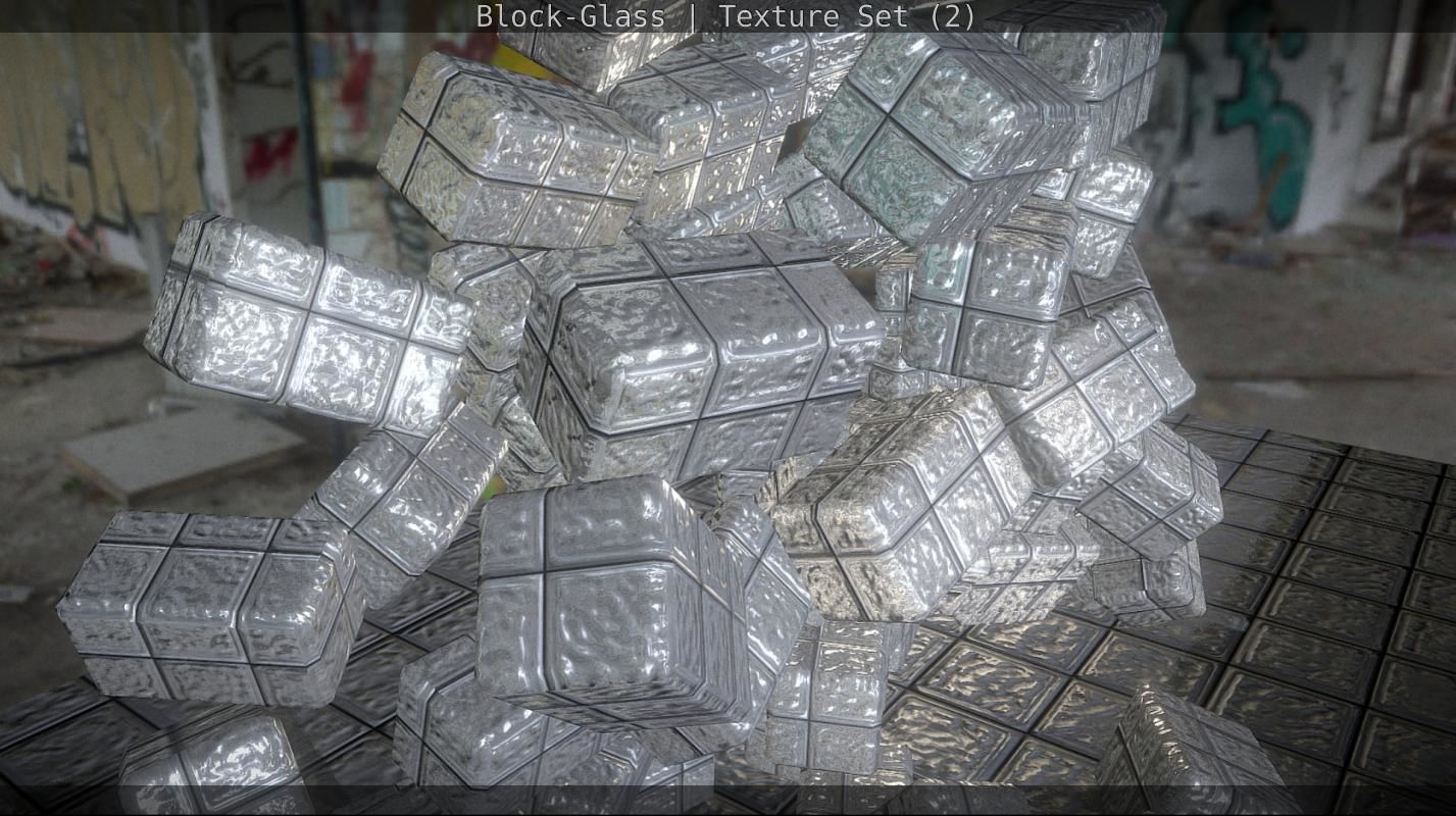 Block-Glass - Texture Set - 2 Texture_115