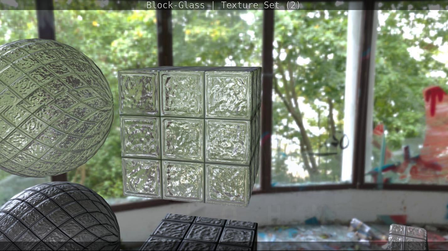 Block-Glass - Texture Set - 2 Texture_34