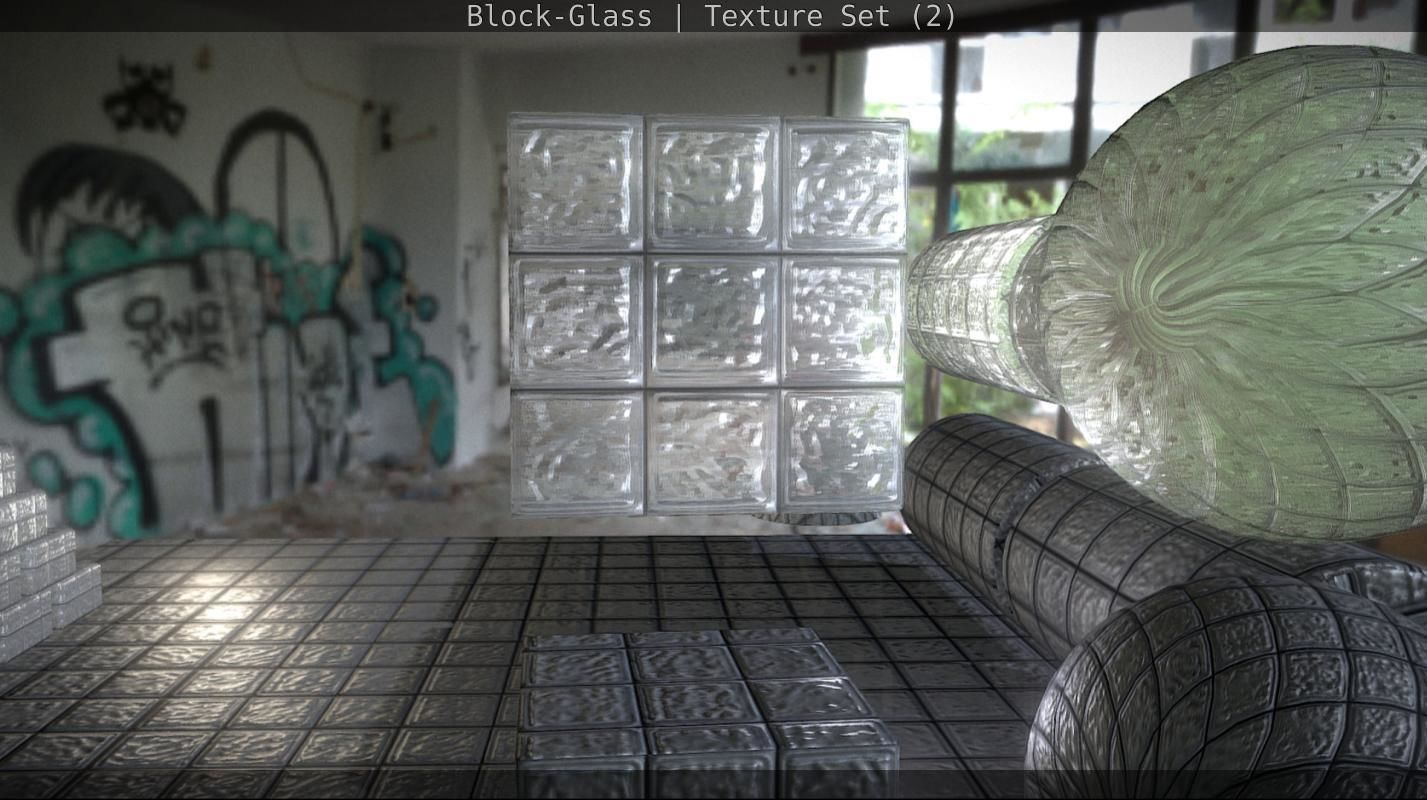 Block-Glass - Texture Set - 2 Texture_43