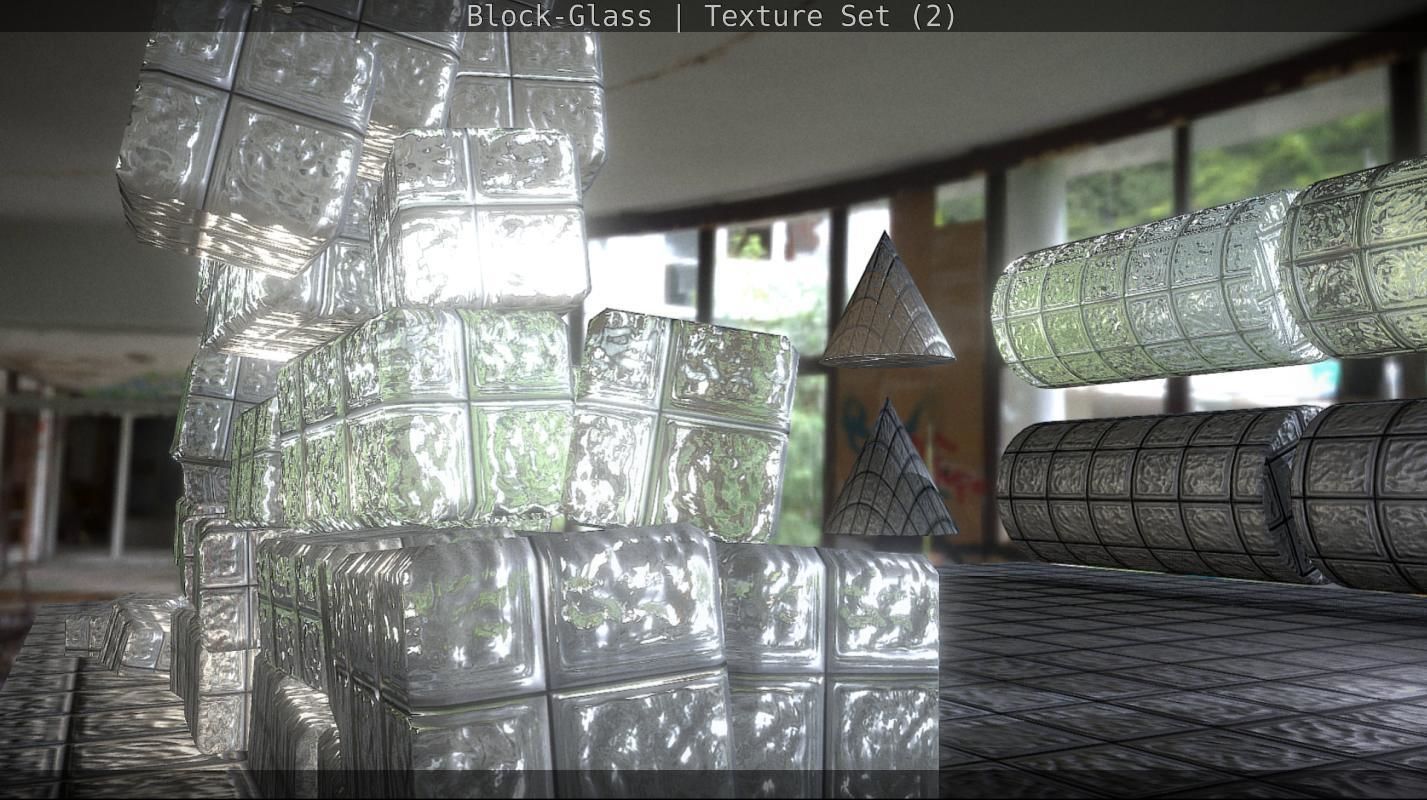 Block-Glass - Texture Set - 2 Texture_100