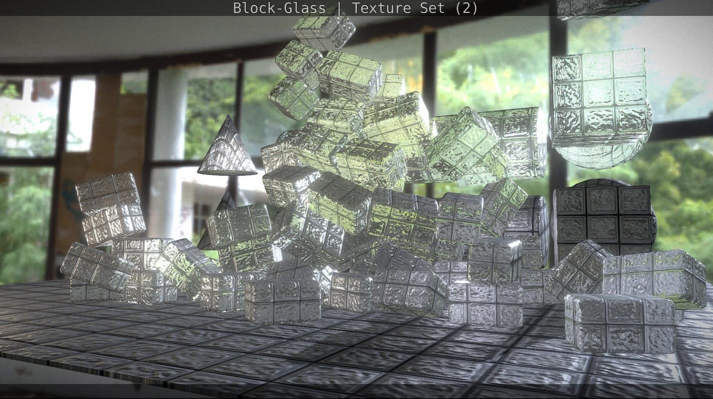 Block-Glass - Texture Set - 2 Texture_91