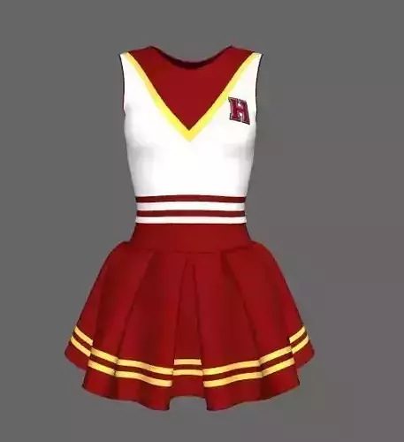 Girl cheerleader uniform