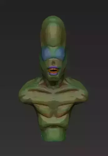 Alien bust