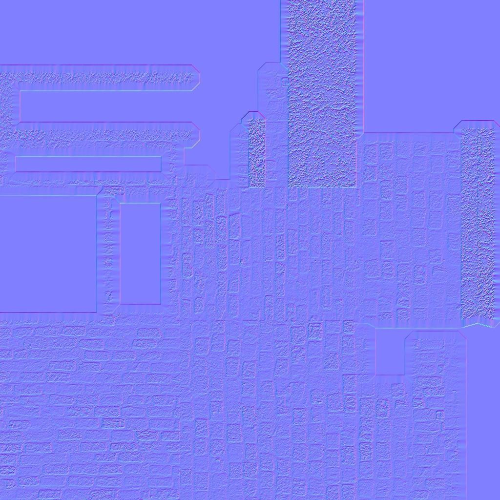 Brick Bridge  Free low-poly 3D model_1